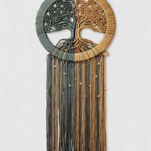 Handcrafted Tree of Life Macramé Wall Hanging