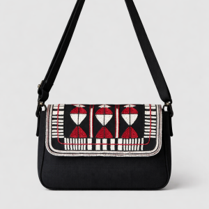 Handcrafted Tribal-Inspired Shoulder Bag